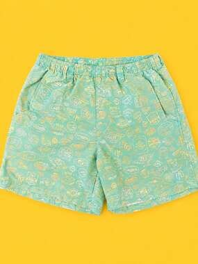 Columbia Men's PFG Super Backcast Heritage Swim Trunks Aqua Blue Macaw